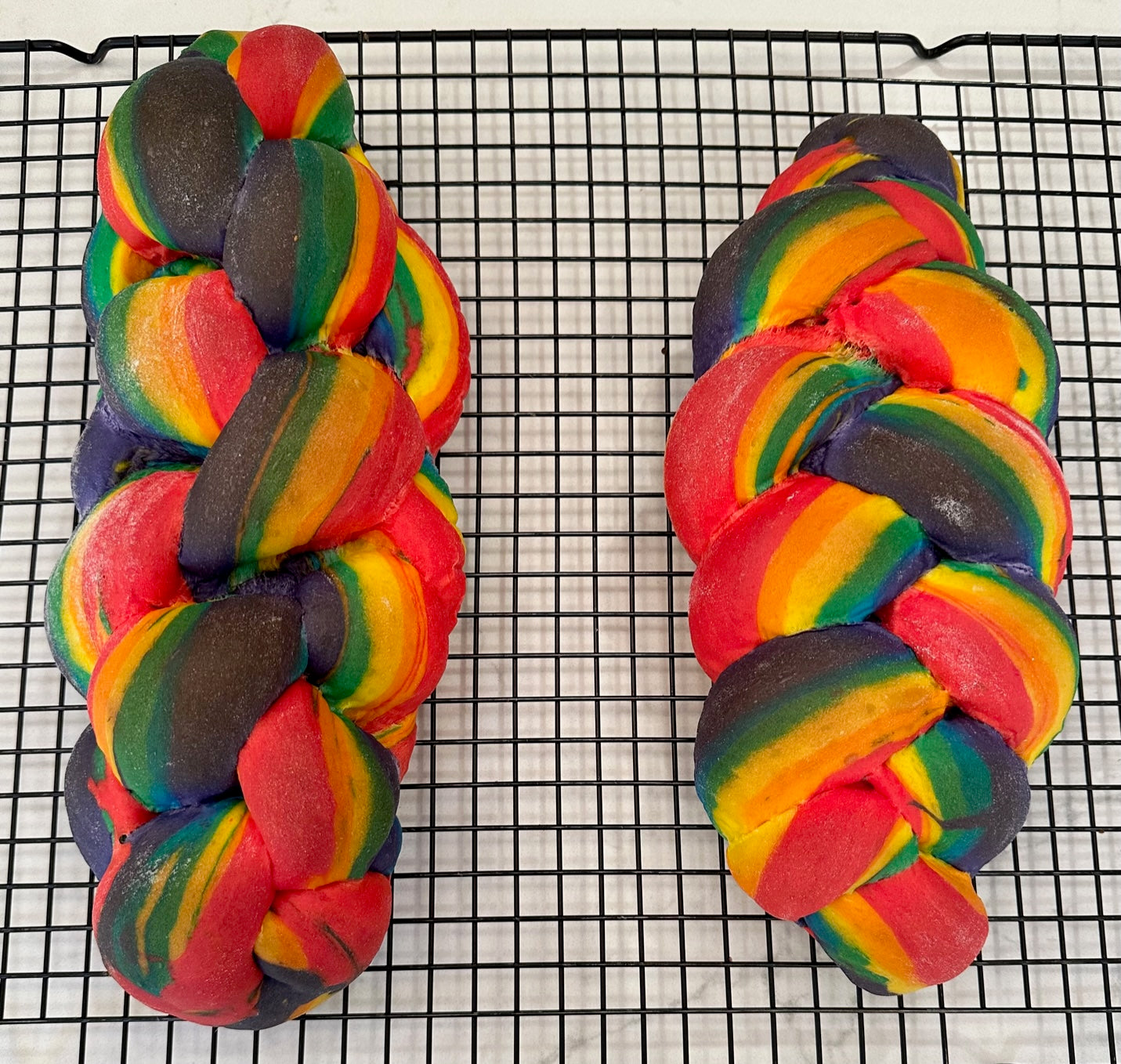 Rainbow Challah